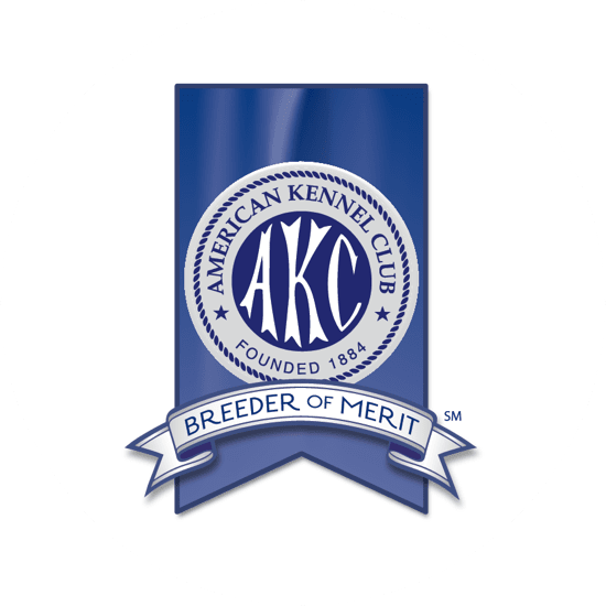AKC BREEEDER OF MERIT LOGO
